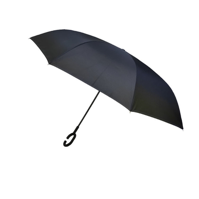 Polyester 190T C Móc Upside Down Reverse Umbrella